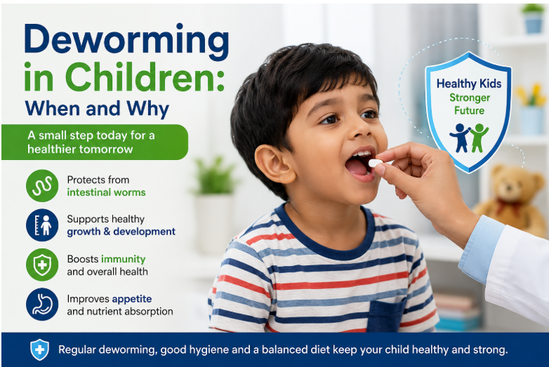 Deworming in Children: When and Why It Matters | Best Pediatrician in Greater Noida